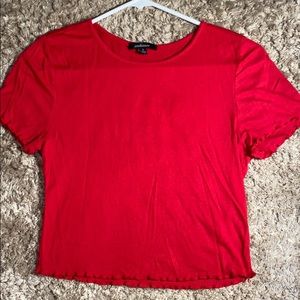 Bring Red Crop Top from Ambiance